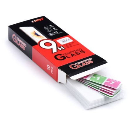 9H SET 10 PELLICOLE VETRO TEMPERATO PER XIAOMI REDMI NOTE 13 PRO 5G (1conf. da 10pz)