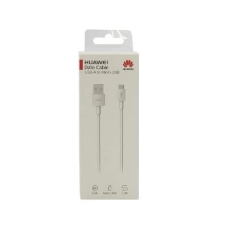 HUAWEI AP70 CAVO DI RICARICA DATI  M/M USB 2.0 A MICROUSB 1 MT. COLORE BIANCO