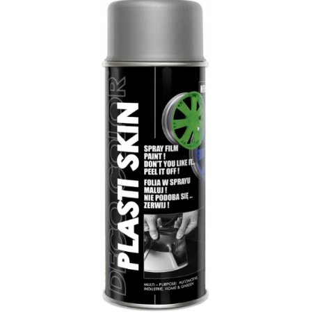 PLASTI SKIN SPRAY FOIL GOMMA LIQUIDA Cerchi argento 400ML