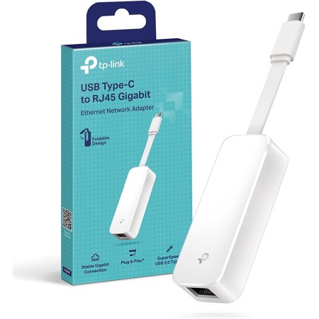 TP-LINK UE300C USB TYPE-C SCHEDA DI RETE E ADATTATORE ETHERNET 1000 MBIT/S