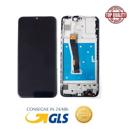 DISPLAY LCD+ TOUCH PER HUAWEI P SMART 2019 NERO+ FRAME POT-LX1 POT-LX2 AL00