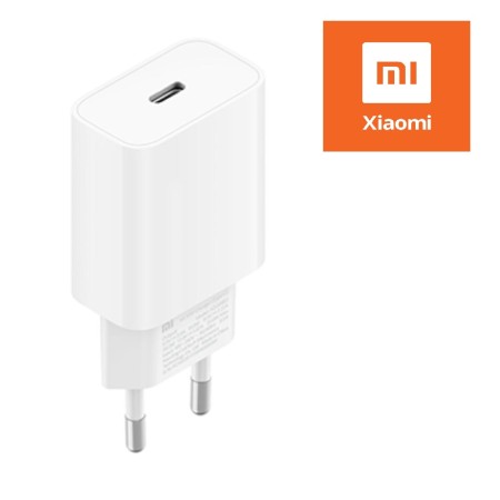 XIAOMI Mi FAST CHARGHING CARICABATTERIE DA RETE 20 W USB-C BIANCO