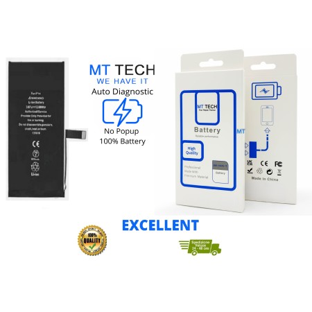 MT Tech BATTERIA AUTO DIAGNOSTICA PER IPHONE 15  3349mAh + Biadesivo