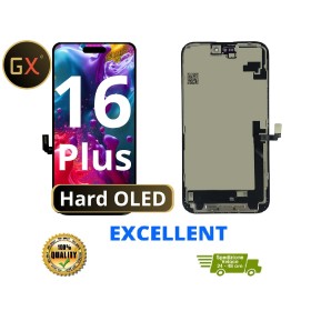 DISPLAY LCD TOUCH SCREEN GX HARD OLED FHD PER APPLE IPHONE 16 PLUS + FRAME