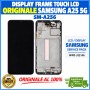 DISPLAY LCD TOUCH ORIGINALE SAMSUNG A25 5G 2023 SM-A256 NERO CON FRAME