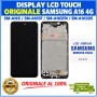 DISPLAY LCD TOUCH ORIGINALE SAMSUNG A16 4G 2024 SM-A165 NERO CON FRAME
