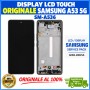DISPLAY LCD TOUCH ORIGINALE SAMSUNG A53 5G 2022 SM-A536 NERO CON FRAME