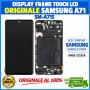 DISPLAY LCD TOUCH ORIGINALE SAMSUNG A71 SM-A715 NERO CON FRAME